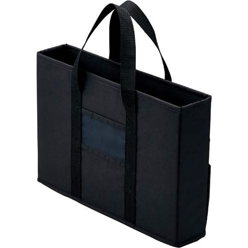 ミーティングバッグ 黒 スリム 3個