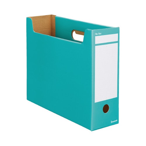 ファイルボックス A4横 グリーン 100個
