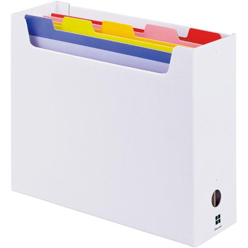 5分類ファイルボックス A4横 ネイビー