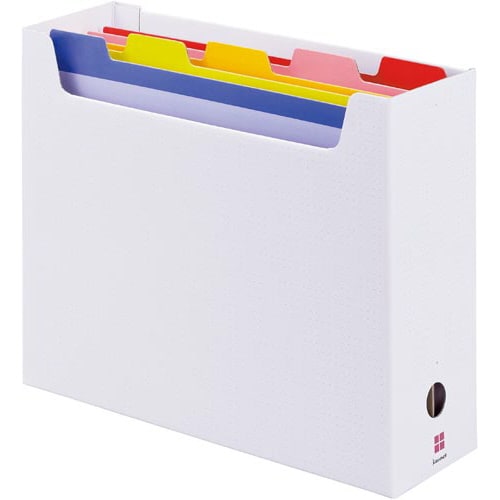 5分類ファイルボックス A4横 ピンク