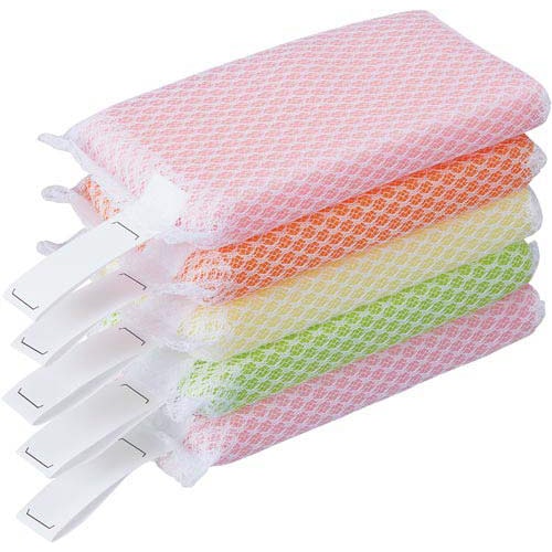 使い分けのできるメッシュスポンジ 5個入×10