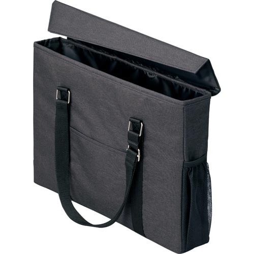 外出にも使えるミーティングバッグスリム黒×黒10個