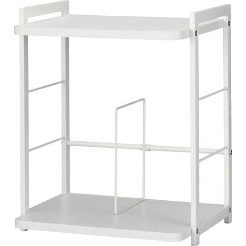 Katazuk天板付ブックスタンド 幅350 白