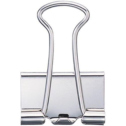 ダブルクリップ(オープン箱)銀 小×5