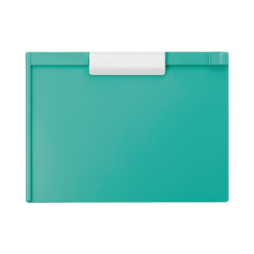 樹脂製クリップボード A4横 グリーン10枚