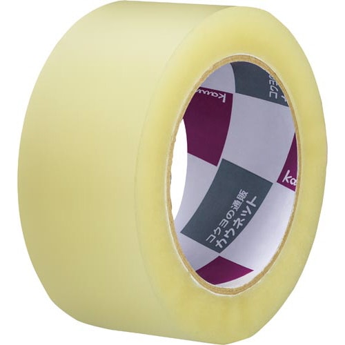 手で切れる透明PPテープ 長巻100m 50巻