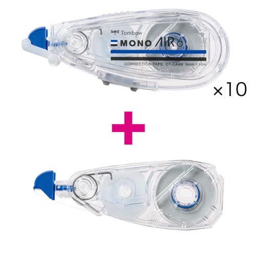 モノエアー詰替本体6mm幅10個+詰替1個