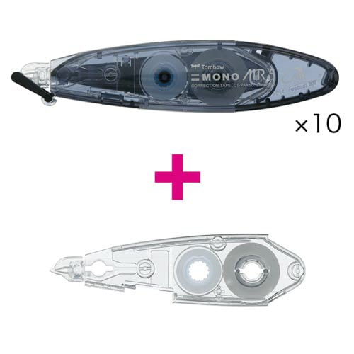 モノエアーペン型詰替式5mm幅黒×10+詰替1個