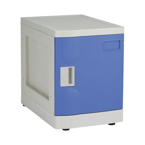 プラロッカーS 錠なし 下置用 扉ブルー