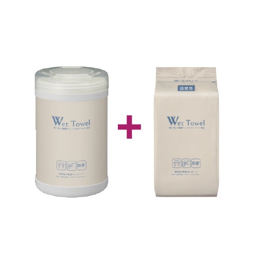 残りが見える除菌ウェット ウイルス除去 本体+詰替