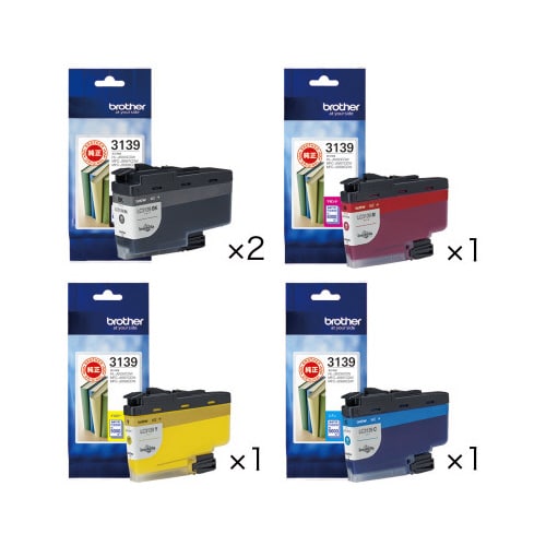 純正インク LC3139黒+LC3139ー4PK