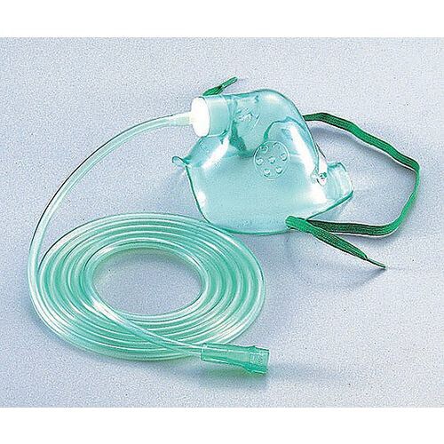 医≫中濃度用酸素マスク小児用チューブ付10入