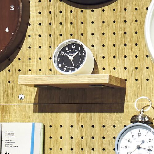 木棚セット ラスティック柄 W60×D15cm