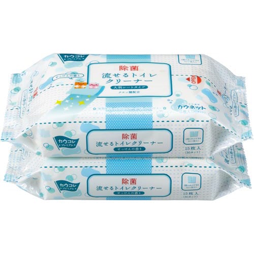 流せるトイレクリーナー大判 せっけん 2個入×18