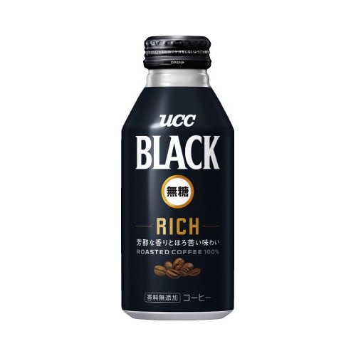 BLACK無糖 RICH R缶375g 24本