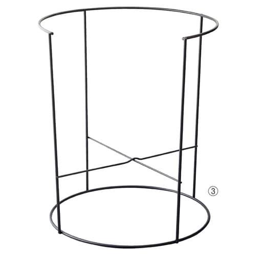 PP製投込みバスケット 持ち手付き