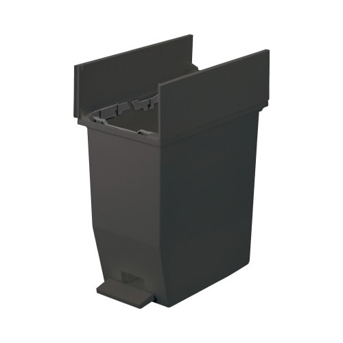 棚下で使えるペダルダストボックス20Lダークグレー