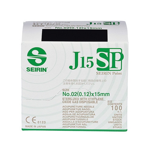 医≫02番セイリンディスポ鍼J15SP 百本