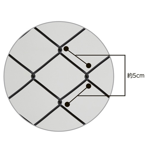 フェンスフレーム ブラック90×120cm