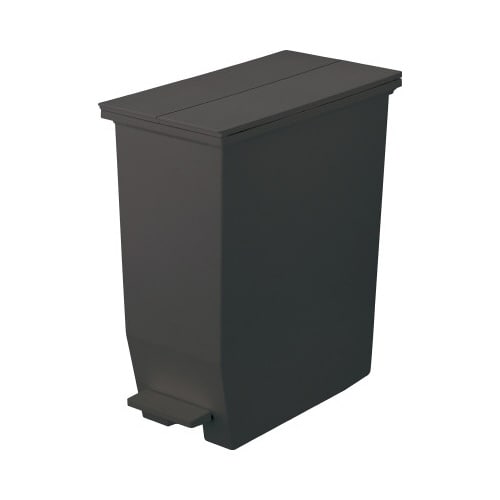 棚下で使えるペダルダストボックス35Lダークグレー