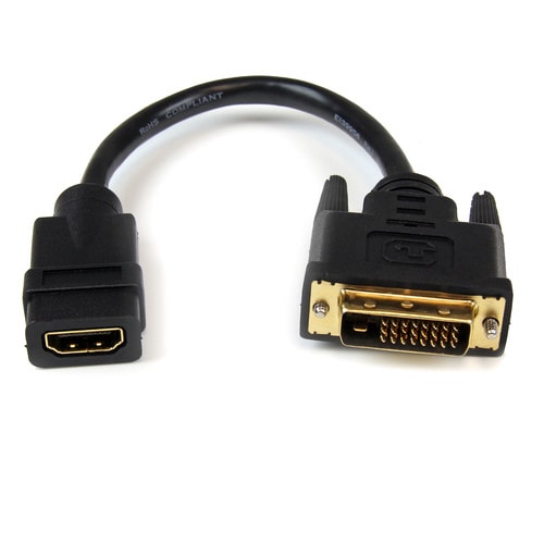 HDMI − DVI−Dコンバータ 20cm
