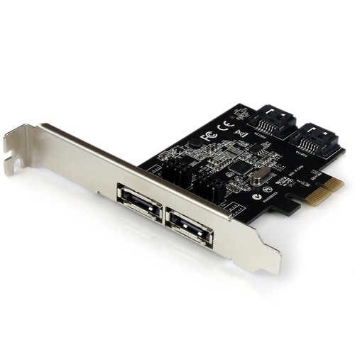 PCIe eSATAx2/SATAx2増設カード