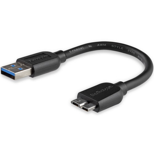 MicroUSB3.0変換スリムケーブル 15cm