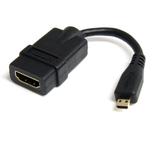 HDMI−HDMIマイクロ変換ケーブル 12cm