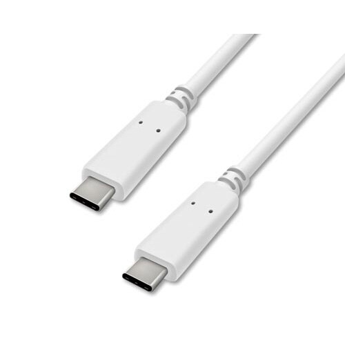 USB−C to USB−Cケーブル 1m 白