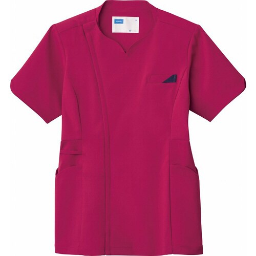 レディーススクラブ WH12095 4L ワイン