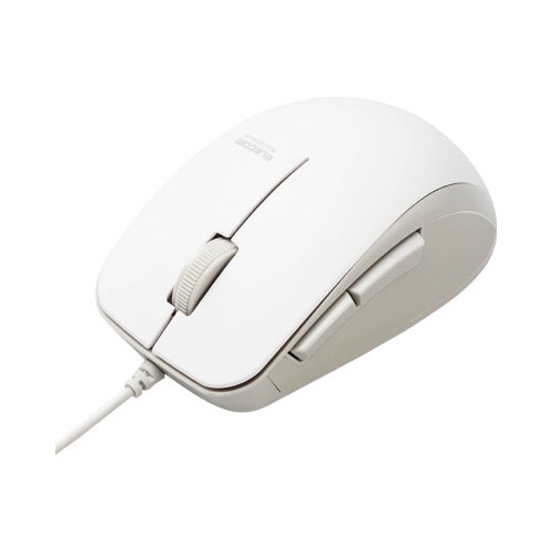 BlueLEDマウス 有線 ホワイト