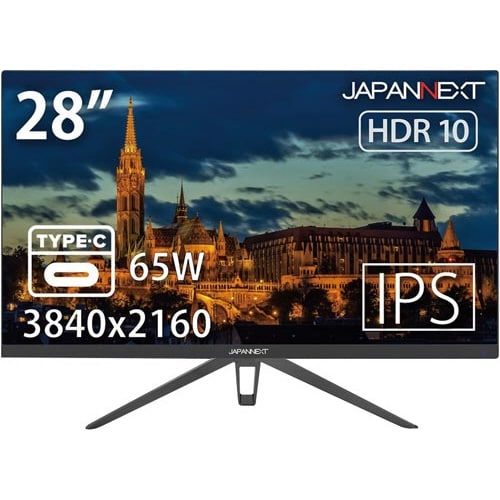 28型IPS系モニターType−C65W給電対応