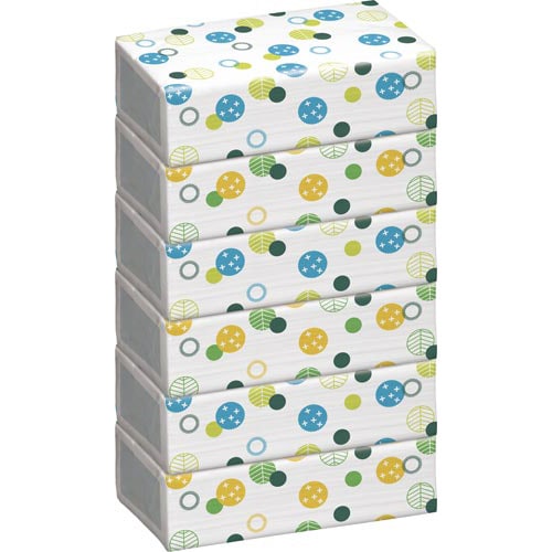 FSC認証 再生ピローティシュー6個入×5