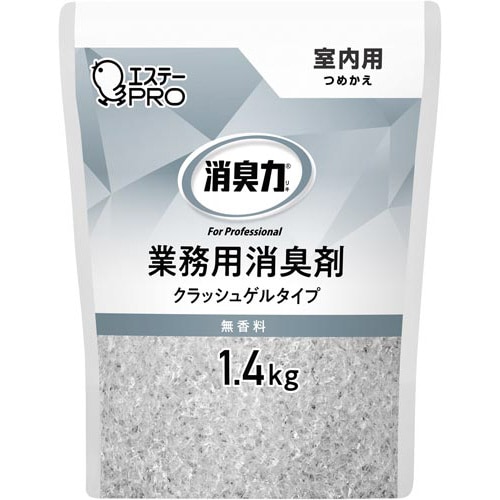 消臭力業務用クラッシュゲル室内替無香1.4kg×6