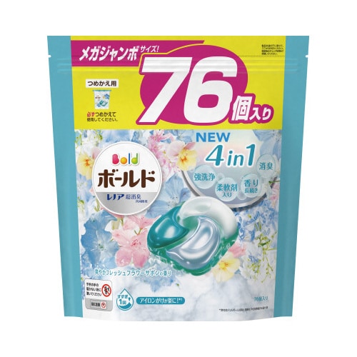 ボールドジェルボール4DフレッシュFサボン76個