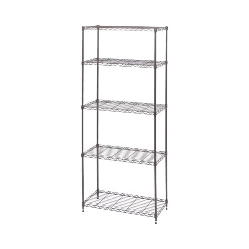 カラーメタルラック 幅750×高1800 ブラウン