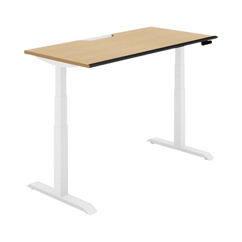 シークエンス平机 ボタン 幅1400 U1×白脚