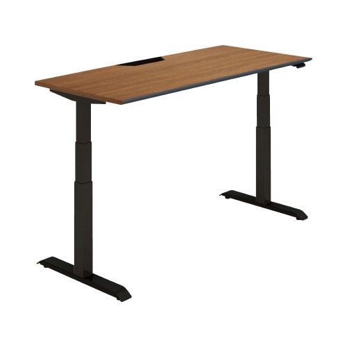 シークエンス平机 レバー 幅1600 H3×黒脚