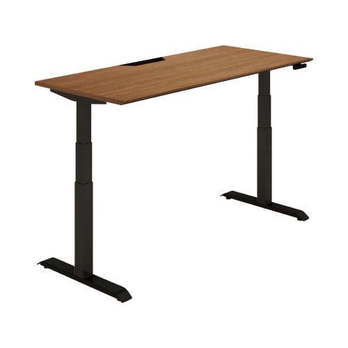 シークエンス平机 ボタン 幅1600 H3×黒脚