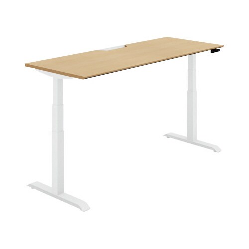 シークエンス平机 ボタン 幅1800 U1×白脚