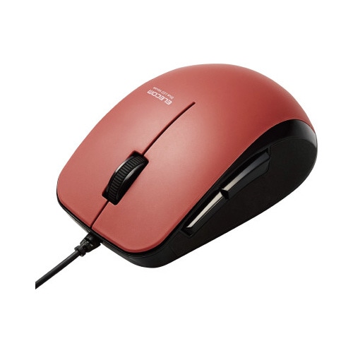 BlueLEDマウス 有線 レッド