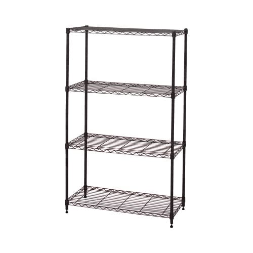 カラーメタルラック 幅750×高1230 ブラウン