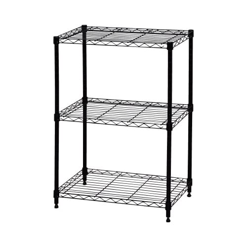 カラーメタルラック 幅550×高800 ブラック