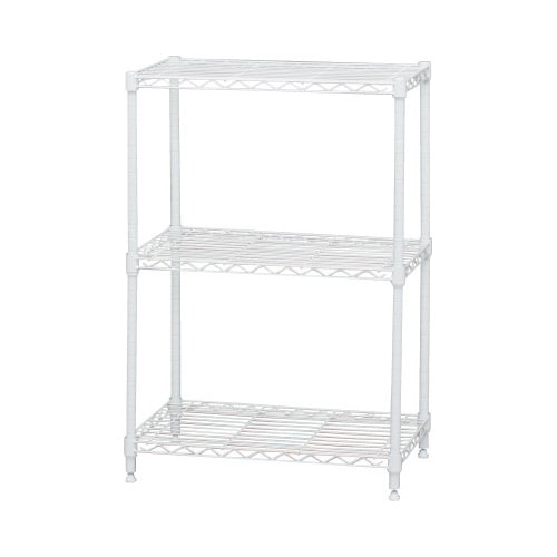 カラーメタルラック 幅550×高800 ホワイト