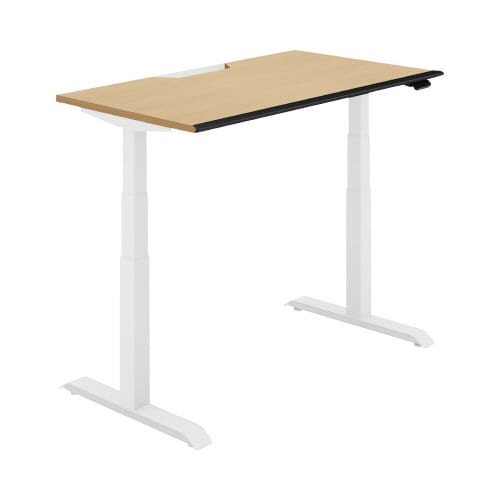 シークエンス平机 レバー 幅1200 U1×白脚