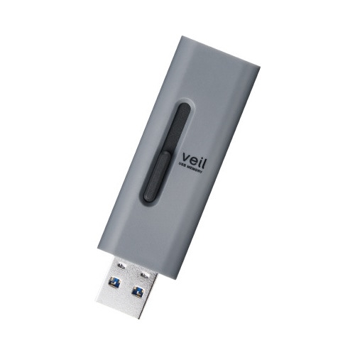 USBメモリ USB3.2 32GB グレー