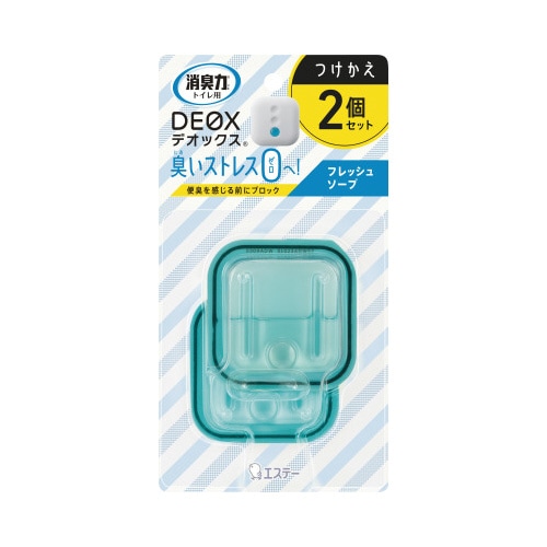消臭力DEOX トイレ用フレッシュソープ付替2個