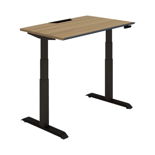 シークエンス平机 ボタン 幅1200 T4×黒脚