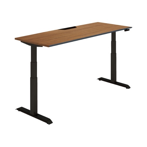 シークエンス平机 ボタン 幅1800 H3×黒脚