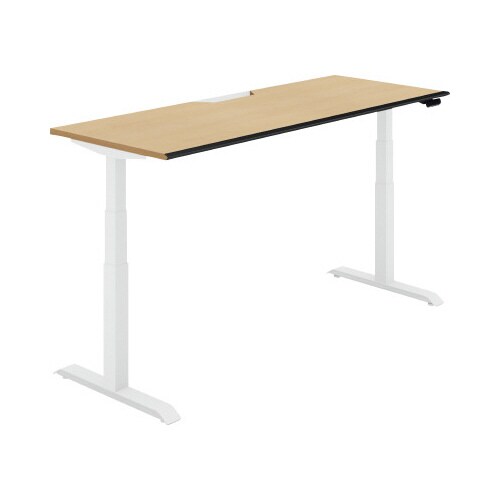 シークエンス平机 Fレバー 幅1800 U1×白脚